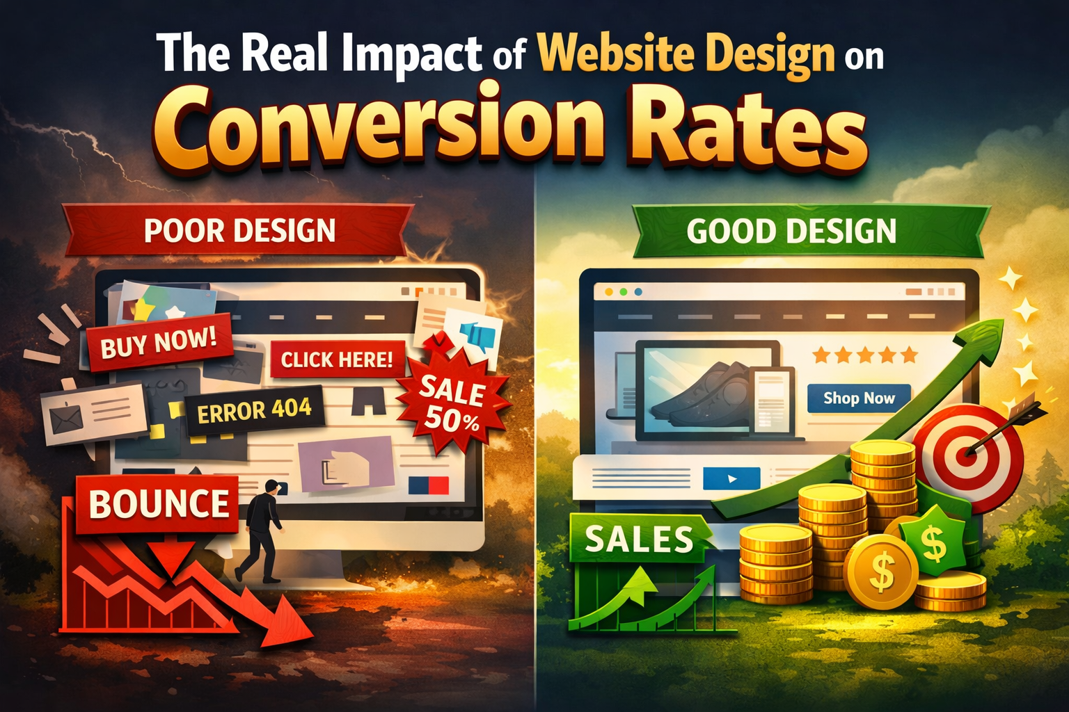 The Real Impact of Website Design on Conversion Rates