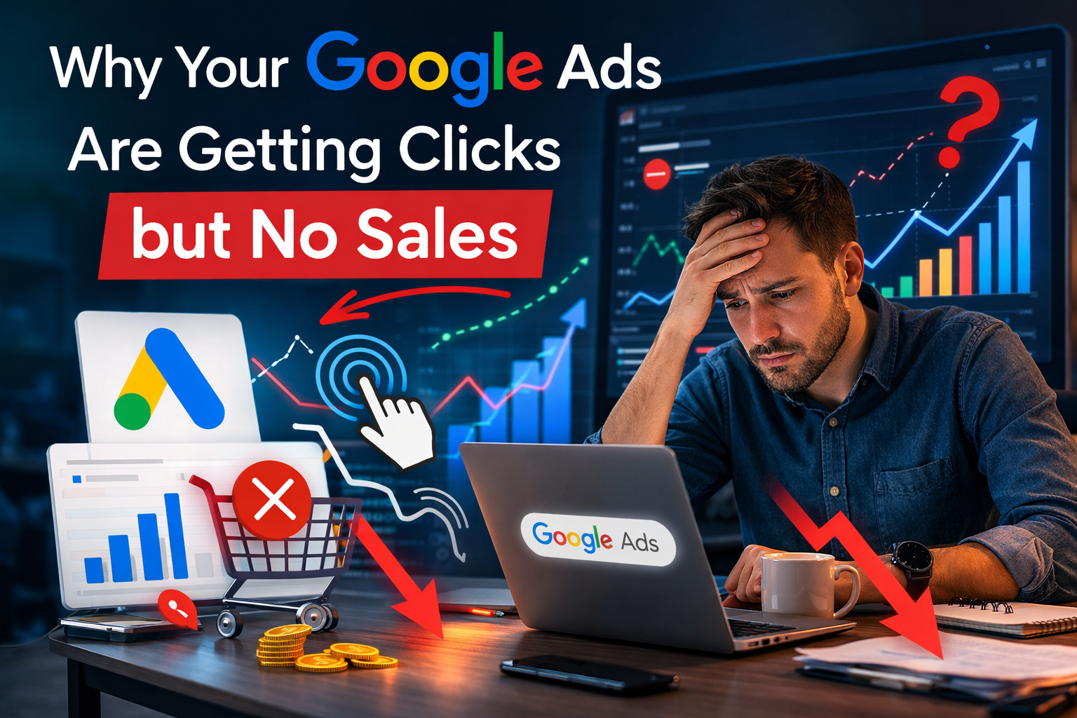 Why Your Google Ads Are Getting Clicks but No Sales